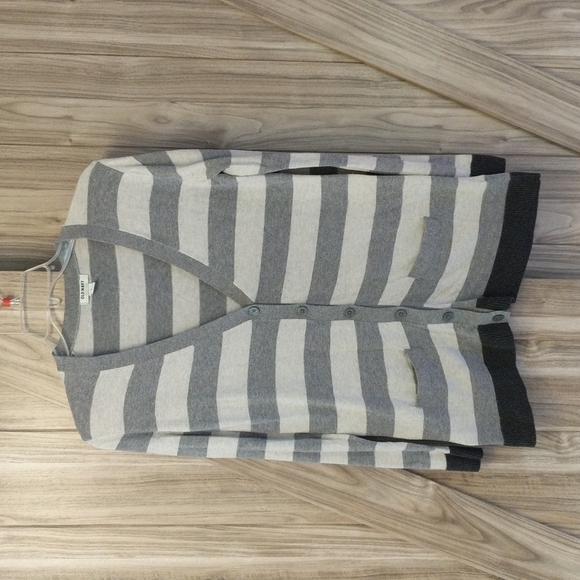 Old Navy Women's Striped Lightweight Cardigan Size Small - Picture 2 of 6